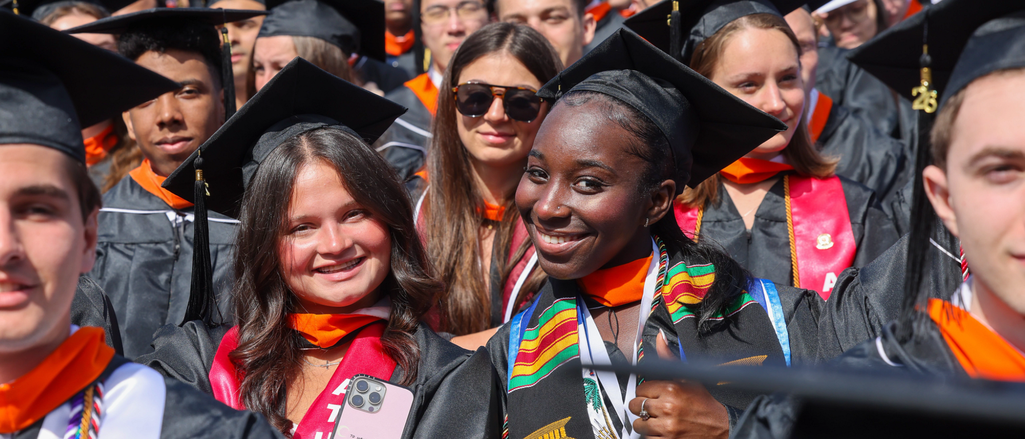 Graduates at Commencement